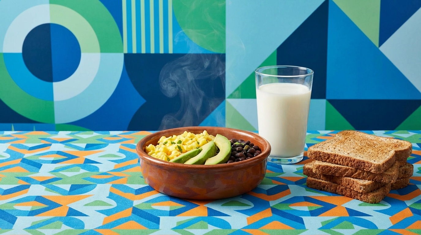 Variety of protein-rich foods on a table